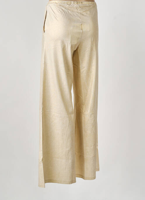 Pantalon larg auriu NINE TEES femeie