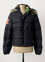 Geacă matlasată mâneci lungi cu glugă negru RALPH LAUREN homme