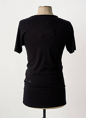 Tricou croială cambrată mâneci scurte negru ELEVEN PARIS bărbat