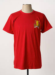 Tricou croială dreaptă mâneci scurte roșu SHINE homme