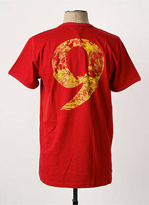 Tricou croială dreaptă mâneci scurte roșu SHINE bărbat