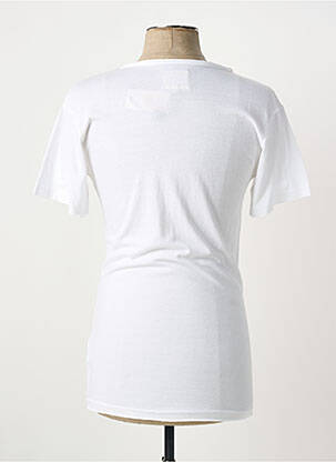 Tricou croială cambrată mâneci scurte alb ELEVEN PARIS bărbat