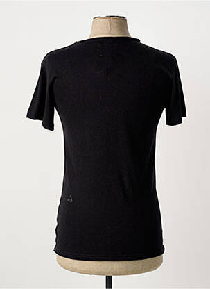 Tricou croială cambrată mâneci scurte negru ELEVEN PARIS bărbat