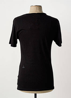 Tricou croială cambrată mâneci scurte negru ELEVEN PARIS bărbat