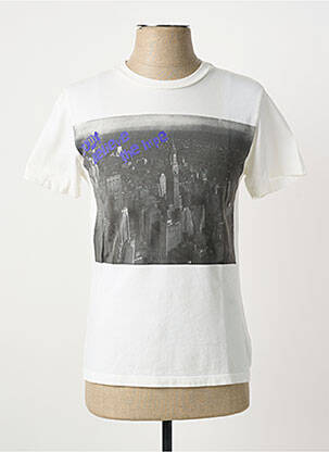 Tricou alb CALIFORNIAN VINTAGE bărbat