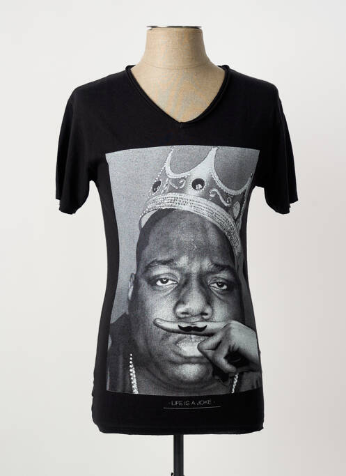 Tricou negru ELEVEN PARIS bărbat