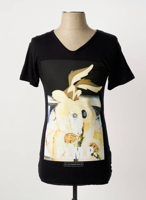 Tricou negru ELEVEN PARIS bărbat