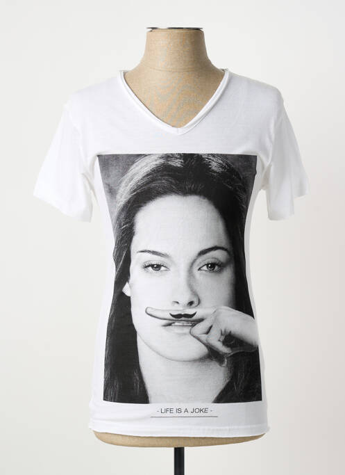 Tricou alb ELEVEN PARIS bărbat