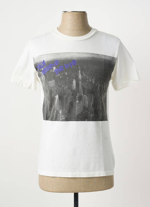 Tricou alb CALIFORNIAN VINTAGE bărbat