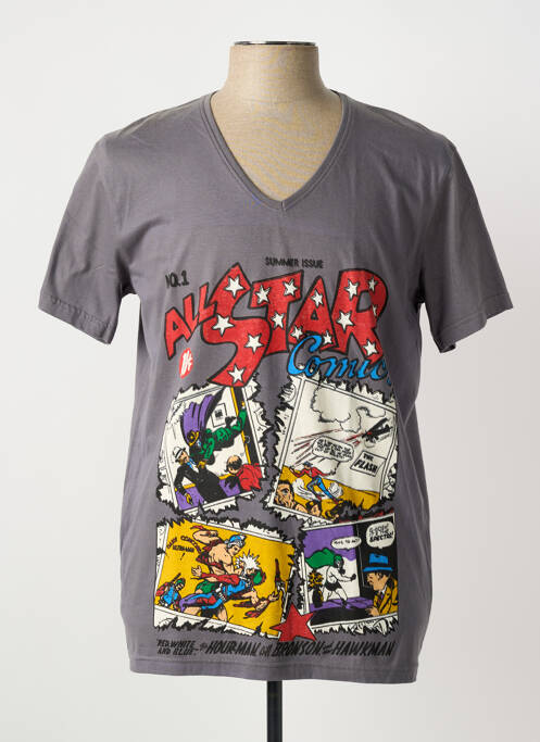 Tricou gri LINDBERGH bărbat