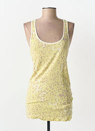 Maiou țesătură ripsată fără mâneci galben SCOTCH & SODA femeie