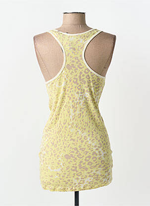 Maiou țesătură ripsată fără mâneci galben SCOTCH & SODA femeie