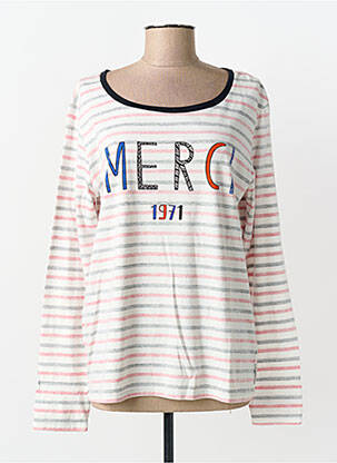 Tricou mâneci lungi mâneci lungi alb SCOTCH & SODA femeie