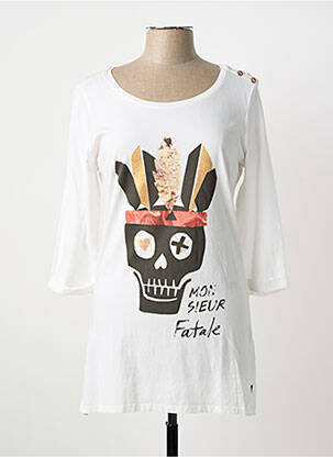 Tricou bej MAISON SCOTCH femeie