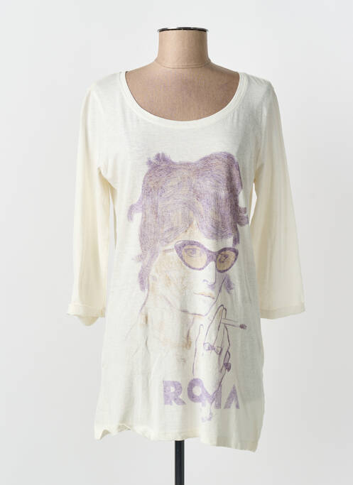 Tunică mâneci lungi bej MAISON SCOTCH femeie