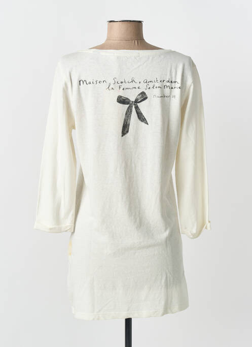 Tunică mâneci lungi bej MAISON SCOTCH femeie