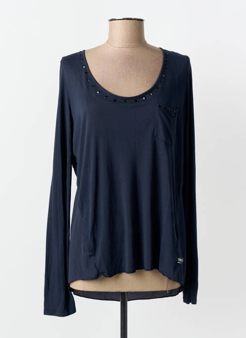 Tricou albastru LE TEMPS DES CERISES femeie