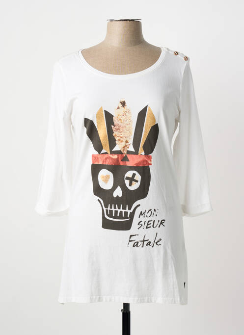 Tricou bej MAISON SCOTCH femeie