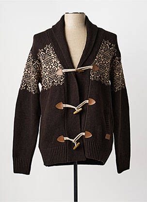 Vestă cu mâneci lungi maro SALSA bărbat