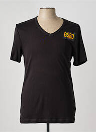 Tricou broderie mâneci scurte negru G STAR homme