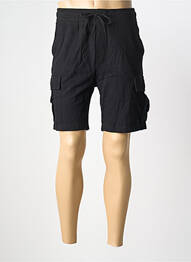 Bermudă talie elastică mărime normală negru JACK & JONES bărbat