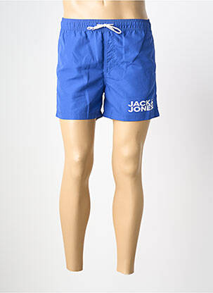 Șort de baie efect material satinat albastru JACK & JONES bărbat
