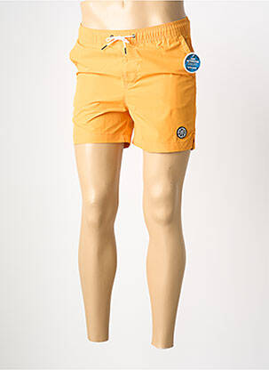 Șort de baie efect material satinat galben JACK & JONES bărbat