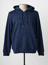 Hanorac cu glugă buzunare mâneci lungi albastru JACK & JONES homme