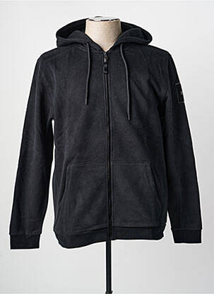 Jachete casual strânsă pe partea de jos negru JACK & JONES bărbat