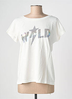 Tricou alb NINE TEES femeie