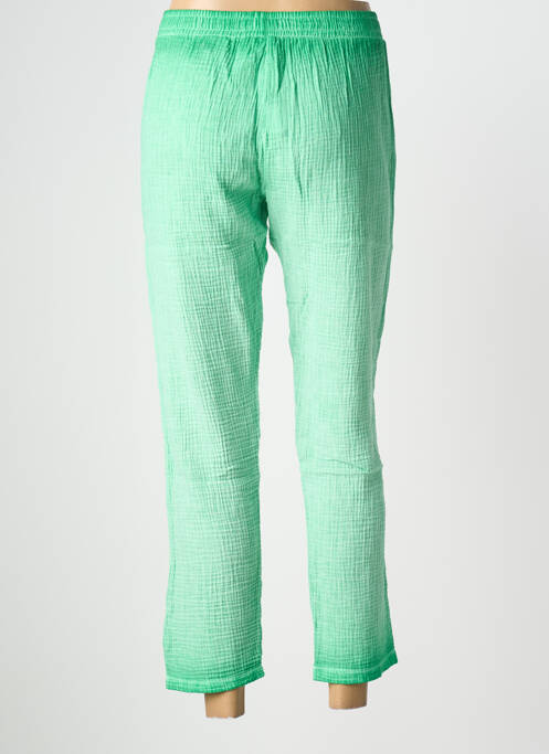 Pantalon 7/8 verde NINE TEES femeie
