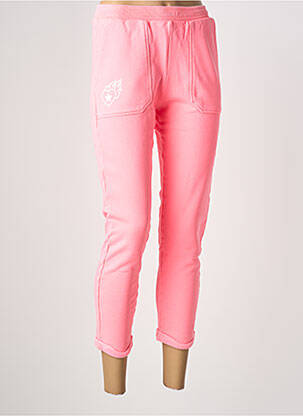 Pantalon 7/8 talie elastică mărime normală roz NINE TEES femeie