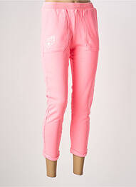 Pantalon 7/8 talie elastică mărime normală roz NINE TEES femeie