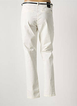 Pantalon chino țesătură poplin mărime normală alb SCOTCH & SODA femeie