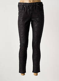 Pantalon slim talie elastică mărime normală negru LEGZSKIN femme