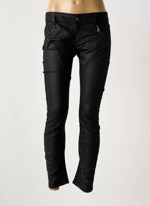 Pantalon slim negru GUESS femeie