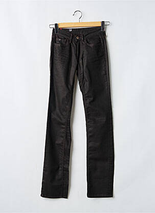 Blugi cu croială slim maro LE TEMPS DES CERISES femeie