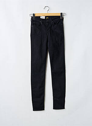 Blugi skinny elasticitate talie joasă negru LEE femeie