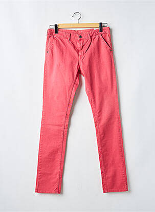 Pantalon chino țesătură poplin mărime reglabilă roșu PEPE JEANS băiat