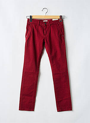 Pantalon chino elasticitate mărime reglabilă roșu PEPE JEANS băiat