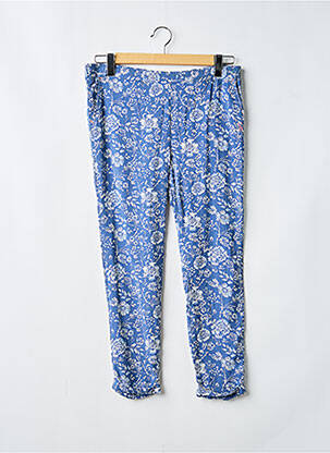 Pantalon drept strânsă pe partea de jos talie elastică albastru PEPE JEANS fată