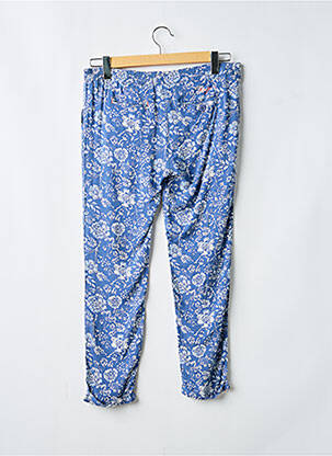 Pantalon drept strânsă pe partea de jos talie elastică albastru PEPE JEANS fată