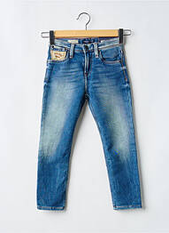 Blugi cu croială slim elasticitate mărime reglabilă albastru PEPE JEANS garcon