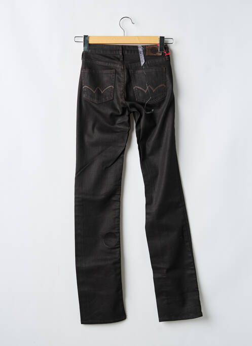 Blugi cu croială slim maro LE TEMPS DES CERISES femeie