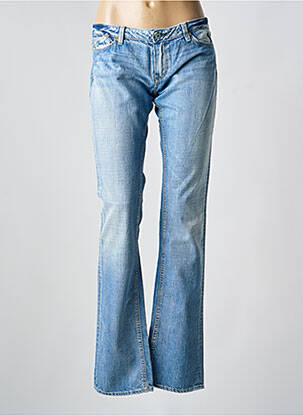 Blugi bootcut elasticitate talie joasă albastru LE TEMPS DES CERISES femeie