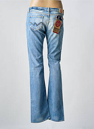 Blugi bootcut elasticitate talie joasă albastru LE TEMPS DES CERISES femeie