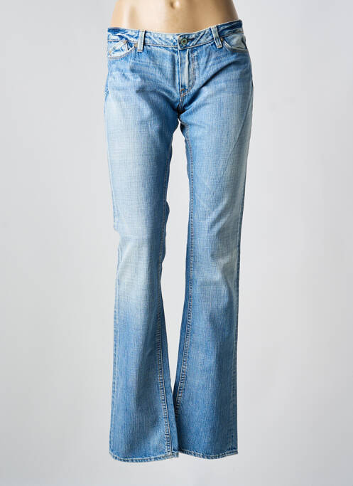 Blugi bootcut albastru LE TEMPS DES CERISES femeie