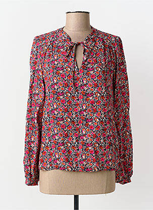 Bluză țesătură poplin mâneci lungi roz LA FEE MARABOUTEE femme