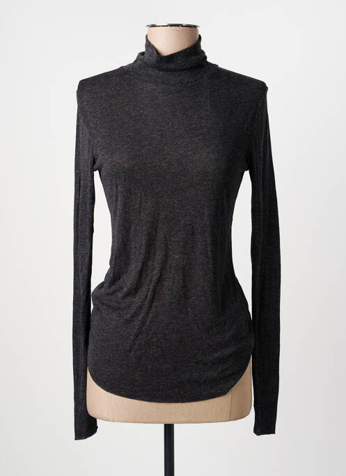 Pulover cu guler înalt gri MOLLY BRACKEN femeie