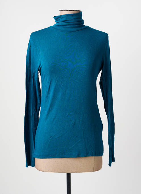 Pulover cu guler înalt verde PAKO LITTO femeie